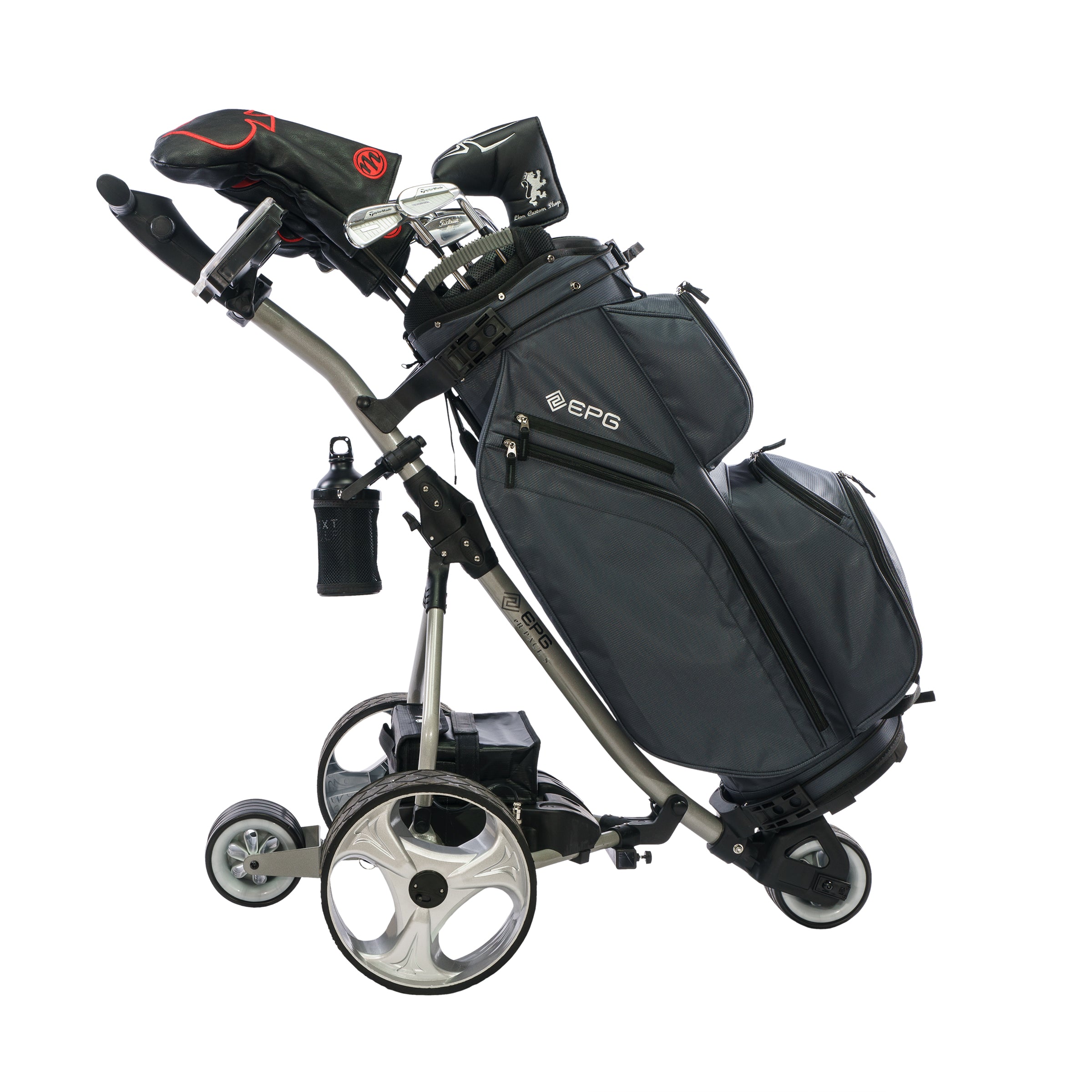 Golf trolley and bag deals hot sale