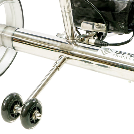 EPG eR-Pace G Luxury Remote Golf Trolley, Stainless Steel