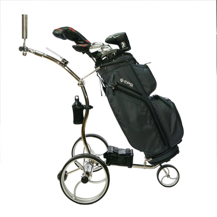 EPG eR-Pace G Luxury Remote Golf Trolley, Stainless Steel